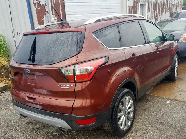 1FMCU9J95JUA35951 - 2018 FORD ESCAPE TIT BURGUNDY photo 4