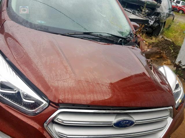 1FMCU9J95JUA35951 - 2018 FORD ESCAPE TIT BURGUNDY photo 7