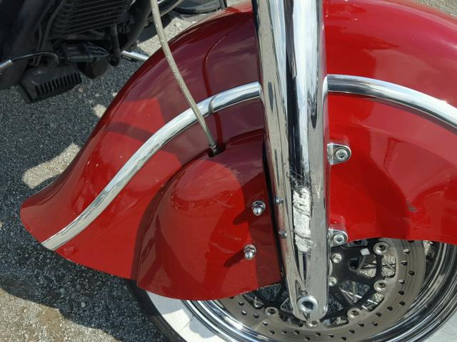 56KCCCAA1E3000148 - 2014 INDIAN MOTORCYCLE CO. CHIEF CLAS RED photo 9