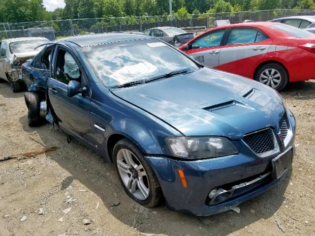 6G2ER57709L161317 - 2009 PONTIAC G8 BLUE photo 1