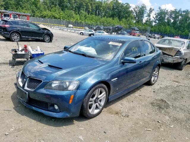 6G2ER57709L161317 - 2009 PONTIAC G8 BLUE photo 2