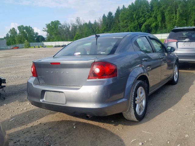 1B3BD1FB2BN583738 - 2011 DODGE AVENGER MA GRAY photo 4