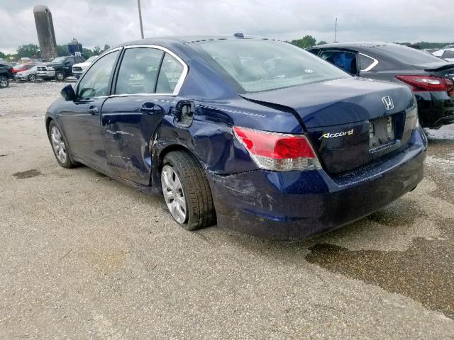 1HGCP2F85AA087571 - 2010 HONDA ACCORD EXL BLUE photo 3