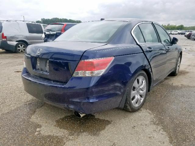 1HGCP2F85AA087571 - 2010 HONDA ACCORD EXL BLUE photo 4