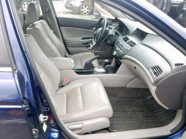 1HGCP2F85AA087571 - 2010 HONDA ACCORD EXL BLUE photo 5