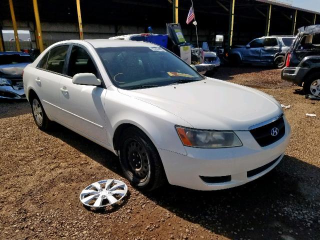 KMHET46C06A077391 - 2006 HYUNDAI SONATA GL WHITE photo 1