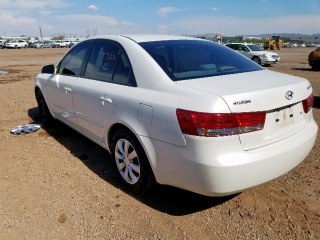 KMHET46C06A077391 - 2006 HYUNDAI SONATA GL WHITE photo 3