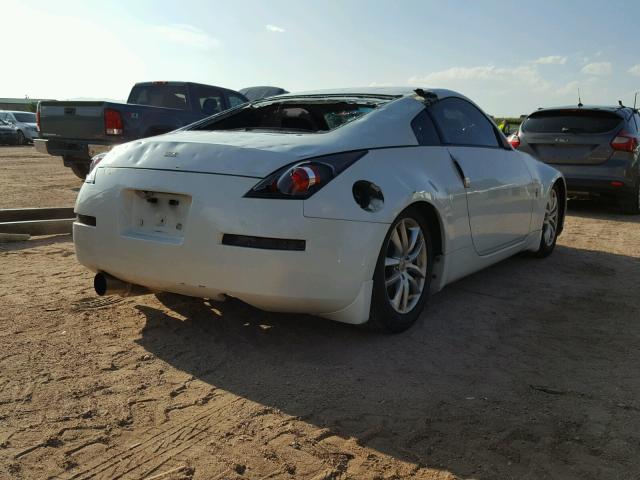 JN1AZ34E44T051025 - 2004 NISSAN 350Z COUPE WHITE photo 4