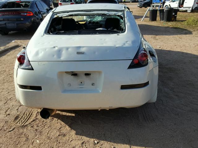 JN1AZ34E44T051025 - 2004 NISSAN 350Z COUPE WHITE photo 6