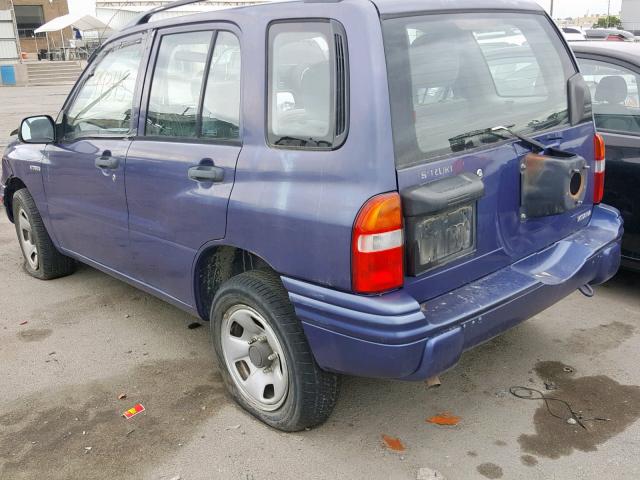 2S3TD52V4X6107174 - 1999 SUZUKI VITARA JX BLUE photo 3