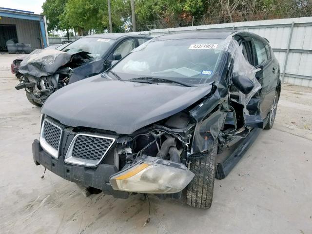 5Y2SR67029Z477268 - 2009 PONTIAC VIBE GT BLACK photo 2