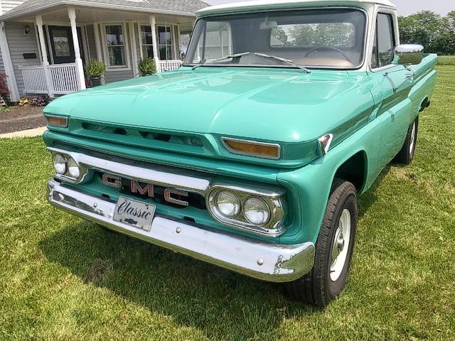 1502PF27057B - 1966 GMC PICK UP TEAL photo 3