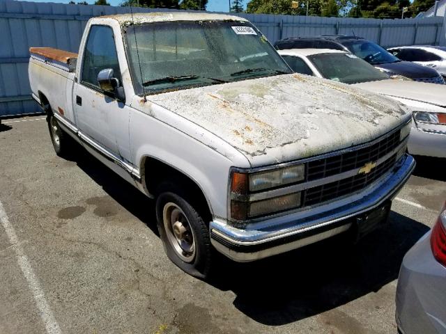 1GCGC24K7ME125597 - 1991 CHEVROLET GMT-400 C2 WHITE photo 1