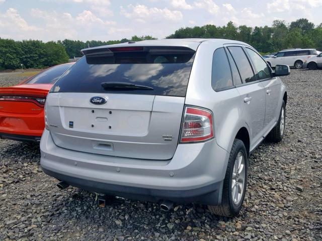 2FMDK4JCXABA55742 - 2010 FORD EDGE SEL SILVER photo 4