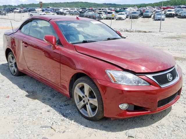 JTHFF2C28C2524103 - 2012 LEXUS IS 250 RED photo 1