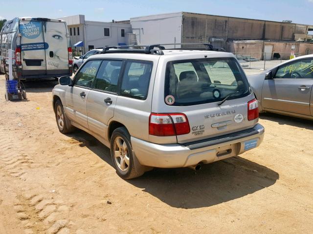 JF1SF65611H712825 - 2001 SUBARU FORESTER S SILVER photo 3