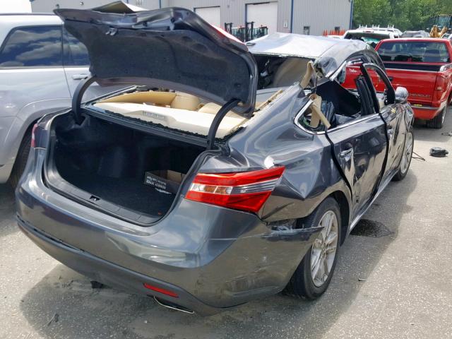 4T1BK1EB6FU174090 - 2015 TOYOTA AVALON XLE CHARCOAL photo 4