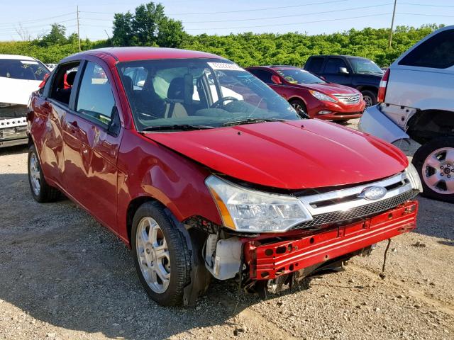 1FAHP36N69W234355 - 2009 FORD FOCUS SES RED photo 1