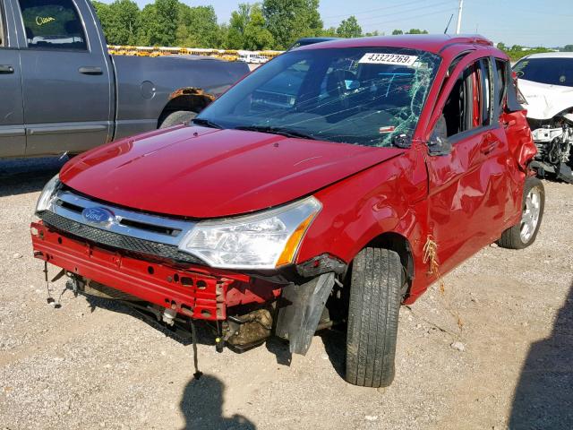 1FAHP36N69W234355 - 2009 FORD FOCUS SES RED photo 2