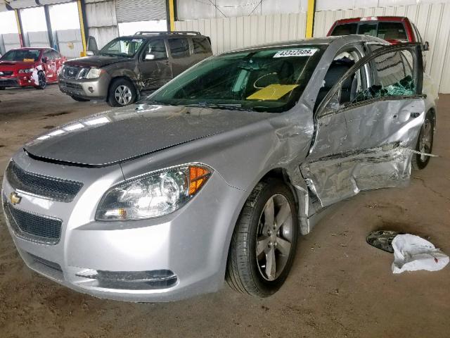 1G1ZC5E06CF392948 - 2012 CHEVROLET MALIBU 1LT SILVER photo 2