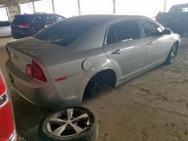 1G1ZC5E06CF392948 - 2012 CHEVROLET MALIBU 1LT SILVER photo 4