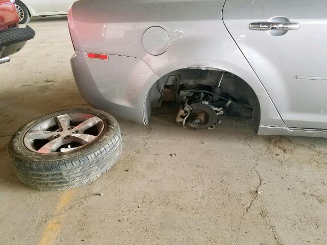 1G1ZC5E06CF392948 - 2012 CHEVROLET MALIBU 1LT SILVER photo 9