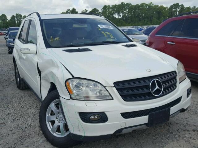 4JGBB86E86A144284 - 2006 MERCEDES-BENZ ML 350 WHITE photo 1