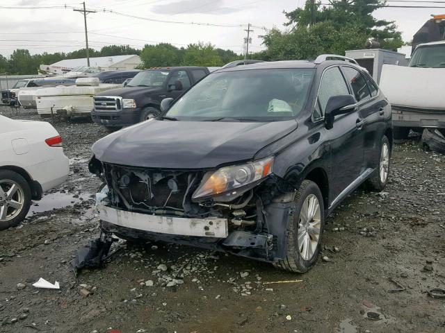 JTJBC1BA5A2010084 - 2010 LEXUS RX 450 BLACK photo 2