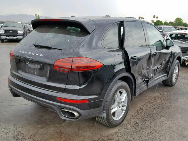 WP1AA2A22GLA11425 - 2016 PORSCHE CAYENNE BLACK photo 4