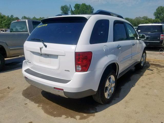 2CKDL43F896236716 - 2009 PONTIAC TORRENT WHITE photo 4