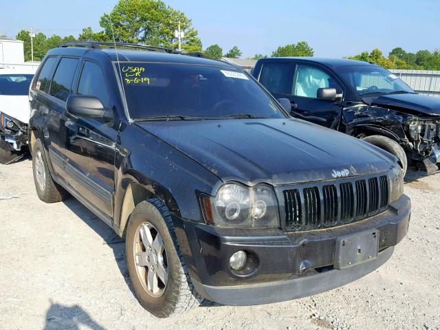 1J4GS48K65C505286 - 2005 JEEP GRAND CHER BLACK photo 1