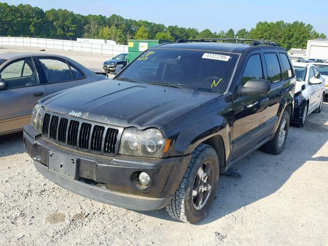 1J4GS48K65C505286 - 2005 JEEP GRAND CHER BLACK photo 2