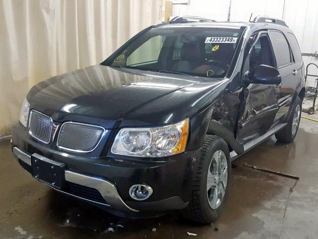 2CKDL43F186301453 - 2008 PONTIAC TORRENT BLACK photo 2