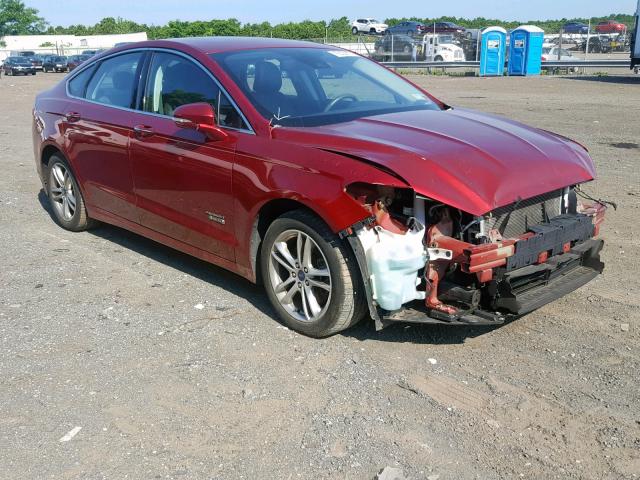 3FA6P0SU8FR246850 - 2015 FORD FUSION TIT MAROON photo 1