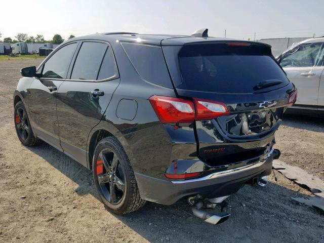 2GNAXLEX3K6160351 - 2019 CHEVROLET EQUINOX LT BLACK photo 3