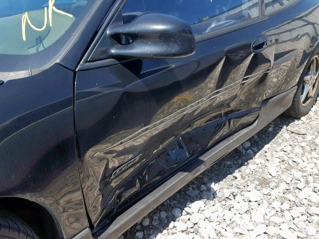 1G2WR12131F194358 - 2001 PONTIAC GRAND PRIX BLACK photo 9