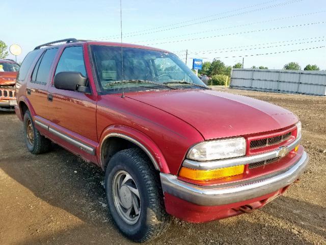 1GNDT13W0Y2156450 - 2000 CHEVROLET BLAZER RED photo 1