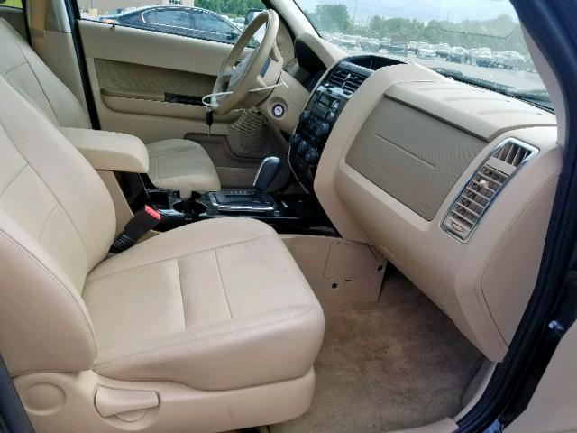 1FMCU0EG2CKA75519 - 2012 FORD ESCAPE LIM BLACK photo 5