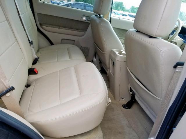 1FMCU0EG2CKA75519 - 2012 FORD ESCAPE LIM BLACK photo 6