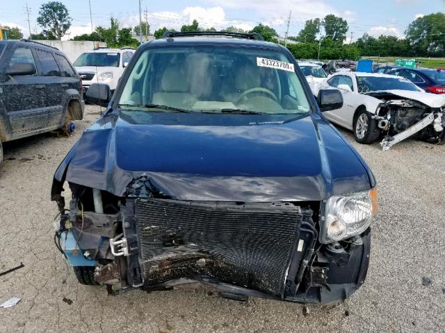 1FMCU0EG2CKA75519 - 2012 FORD ESCAPE LIM BLACK photo 9