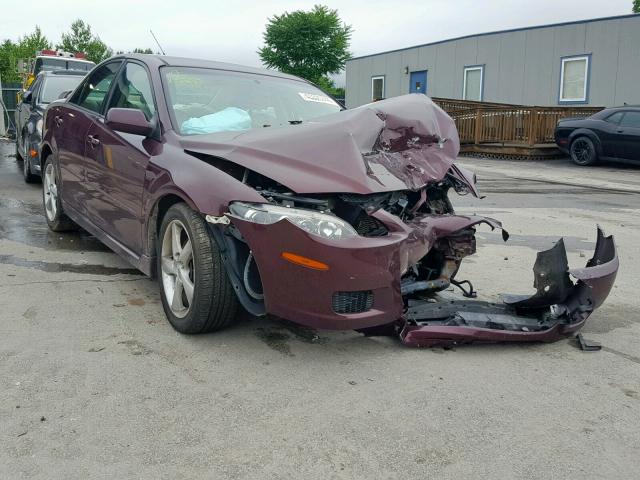 1YVHP80C385M20822 - 2008 MAZDA 6 I MAROON photo 1