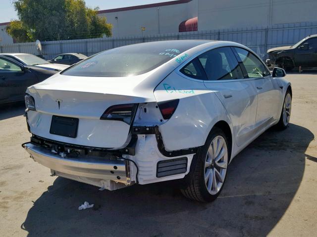 5YJ3E1EA6KF311717 - 2019 TESLA MODEL 3 WHITE photo 4