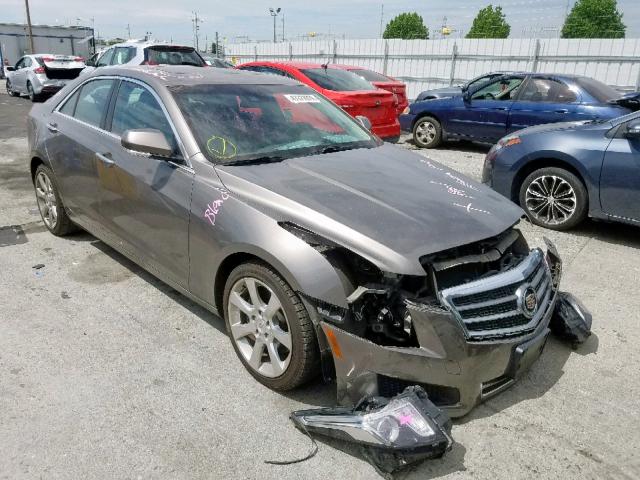 1G6AB5SA6E0179673 - 2014 CADILLAC ATS LUXURY GRAY photo 1