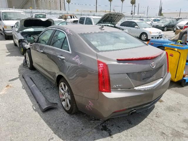 1G6AB5SA6E0179673 - 2014 CADILLAC ATS LUXURY GRAY photo 3