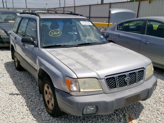 JF1SF63572G715861 - 2002 SUBARU FORESTER L GRAY photo 1