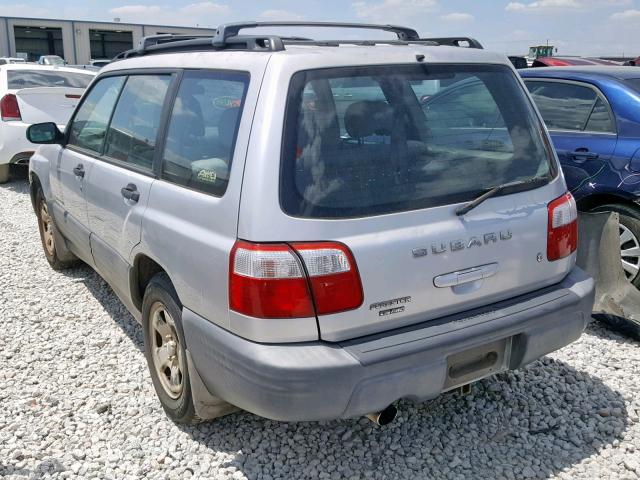 JF1SF63572G715861 - 2002 SUBARU FORESTER L GRAY photo 3