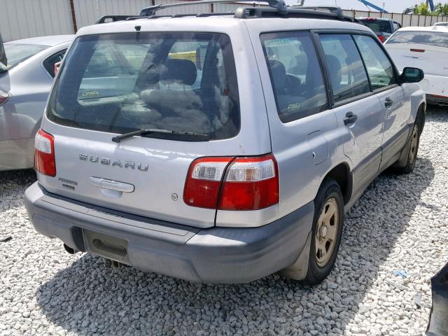 JF1SF63572G715861 - 2002 SUBARU FORESTER L GRAY photo 4