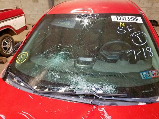 1G1JA5SH9C4129782 - 2012 CHEVROLET SONIC LS ORANGE photo 9