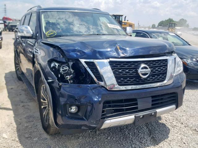 JN8AY2NC5JX502317 - 2018 NISSAN ARMADA SV BLUE photo 1