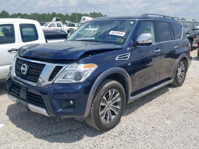 JN8AY2NC5JX502317 - 2018 NISSAN ARMADA SV BLUE photo 2